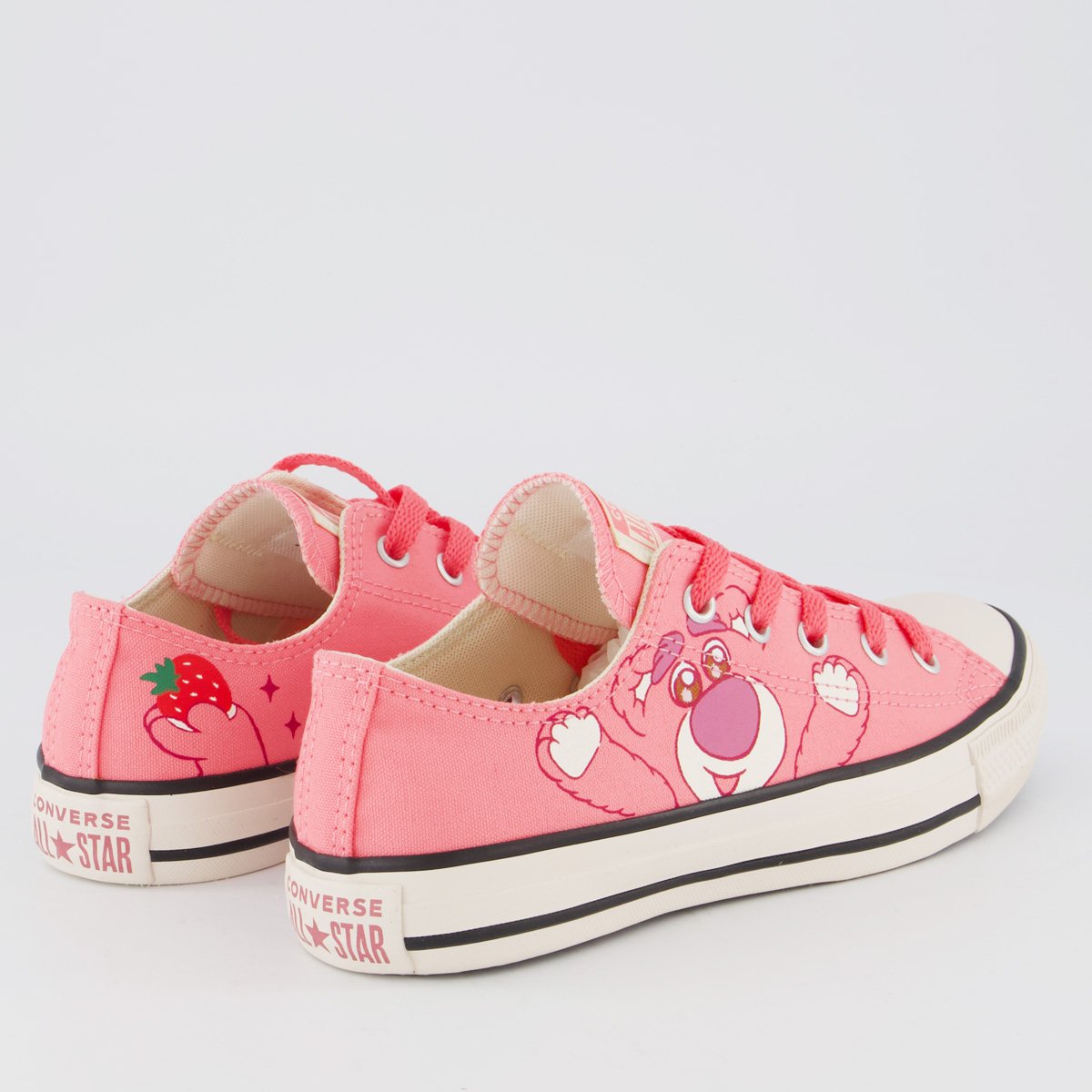 Tênis Converse All Star Chuck Taylor Juvenil Branco e Rosa Branco/Rosa 3