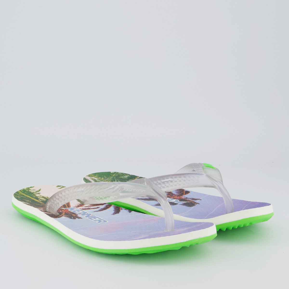 Chinelo Kenner Summer Sunset Verde Multicores 3