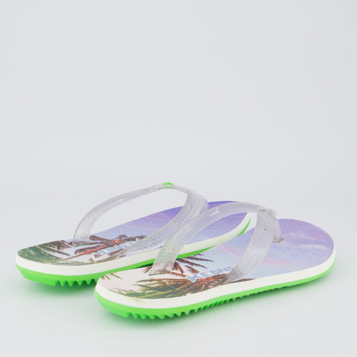 Chinelo Kenner Summer Sunset Verde Multicores 4