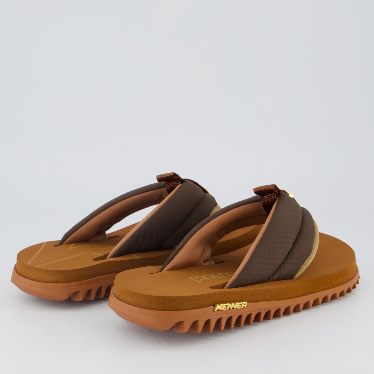 Chinelo Kenner Kivah Comfy Marrom Marrom 4