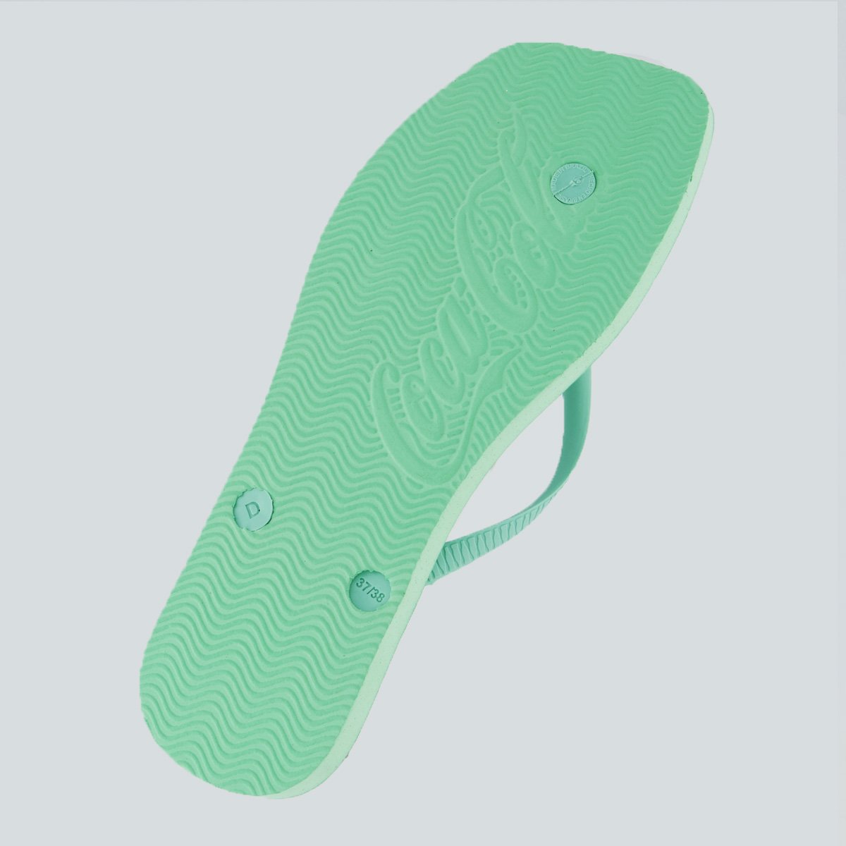 Chinelo Coca Cola Square Pixel Feminino Verde Verde 5