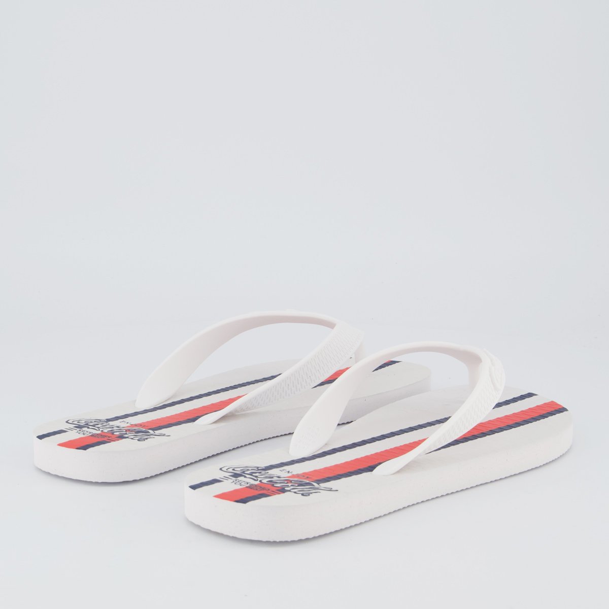 Chinelo Coca Cola Smith Branco Branco 4