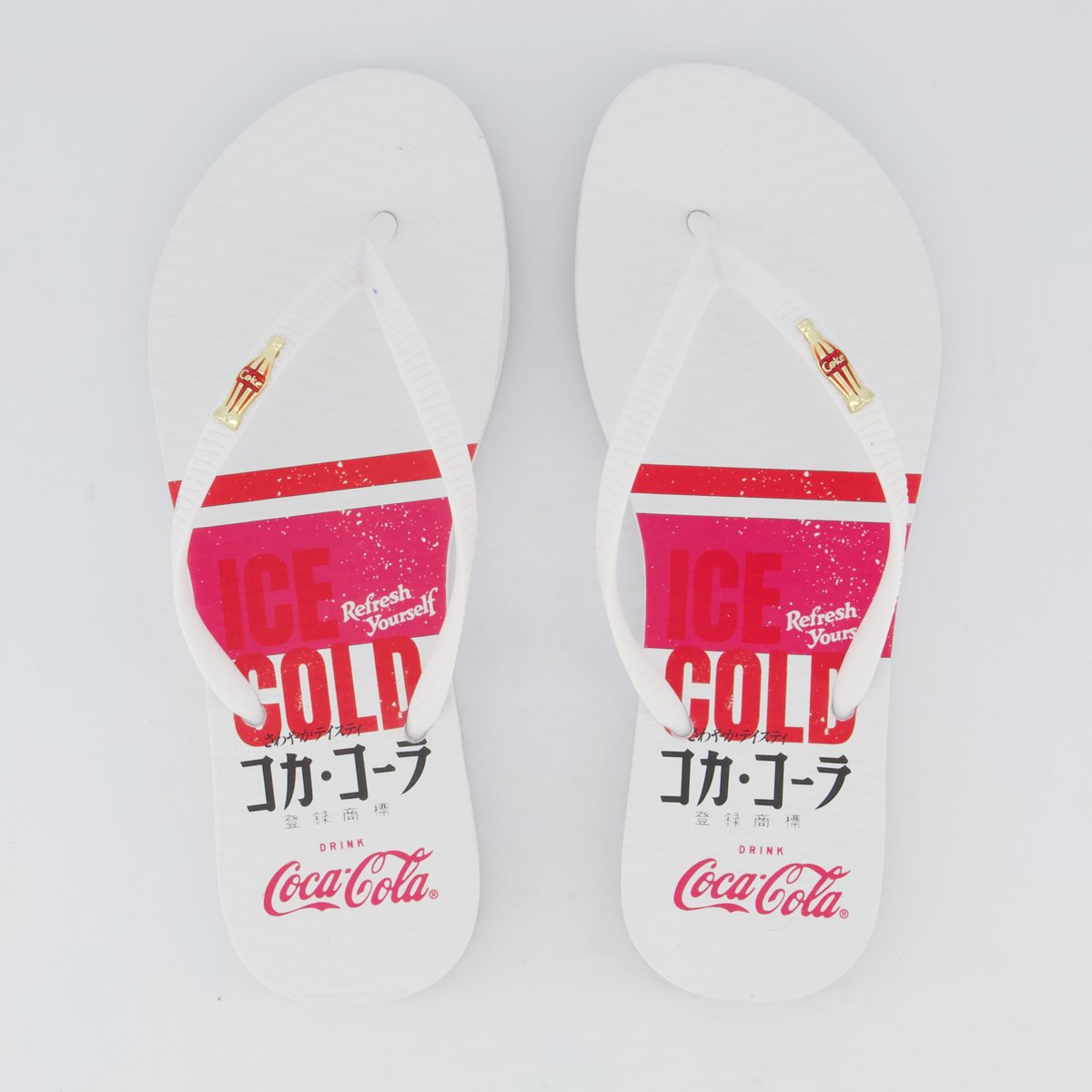 Chinelo Coca Cola Marina Bay Feminino Branco