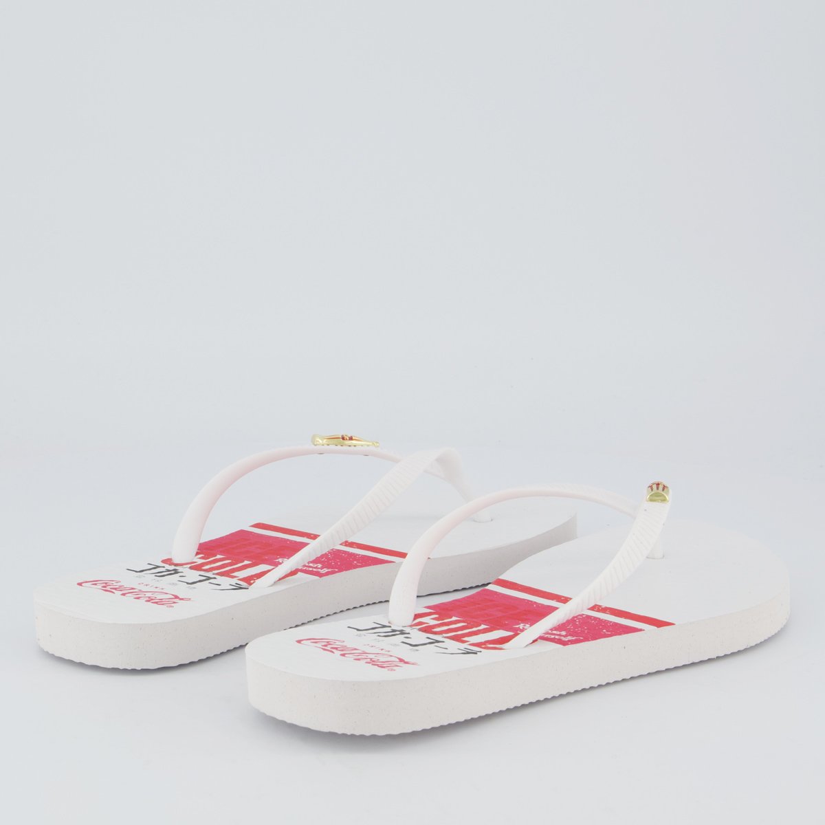 Chinelo Coca Cola Marina Bay Feminino Branco Branco 4