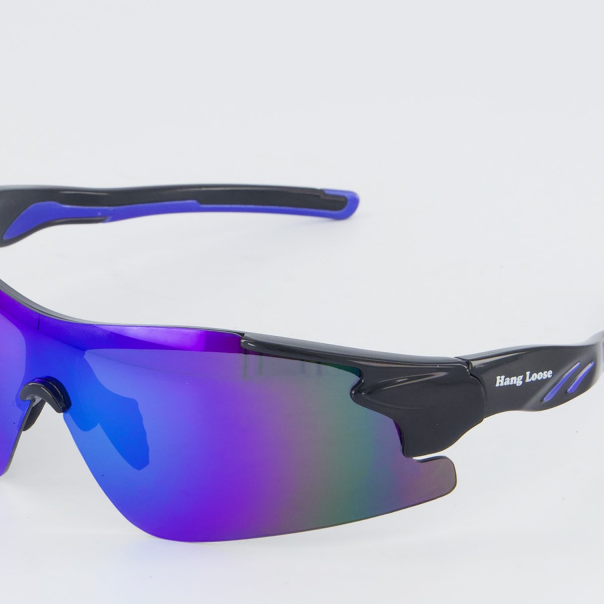 Óculos de Sol Hang Loose Sport C6 Preto e Azul Preto 3