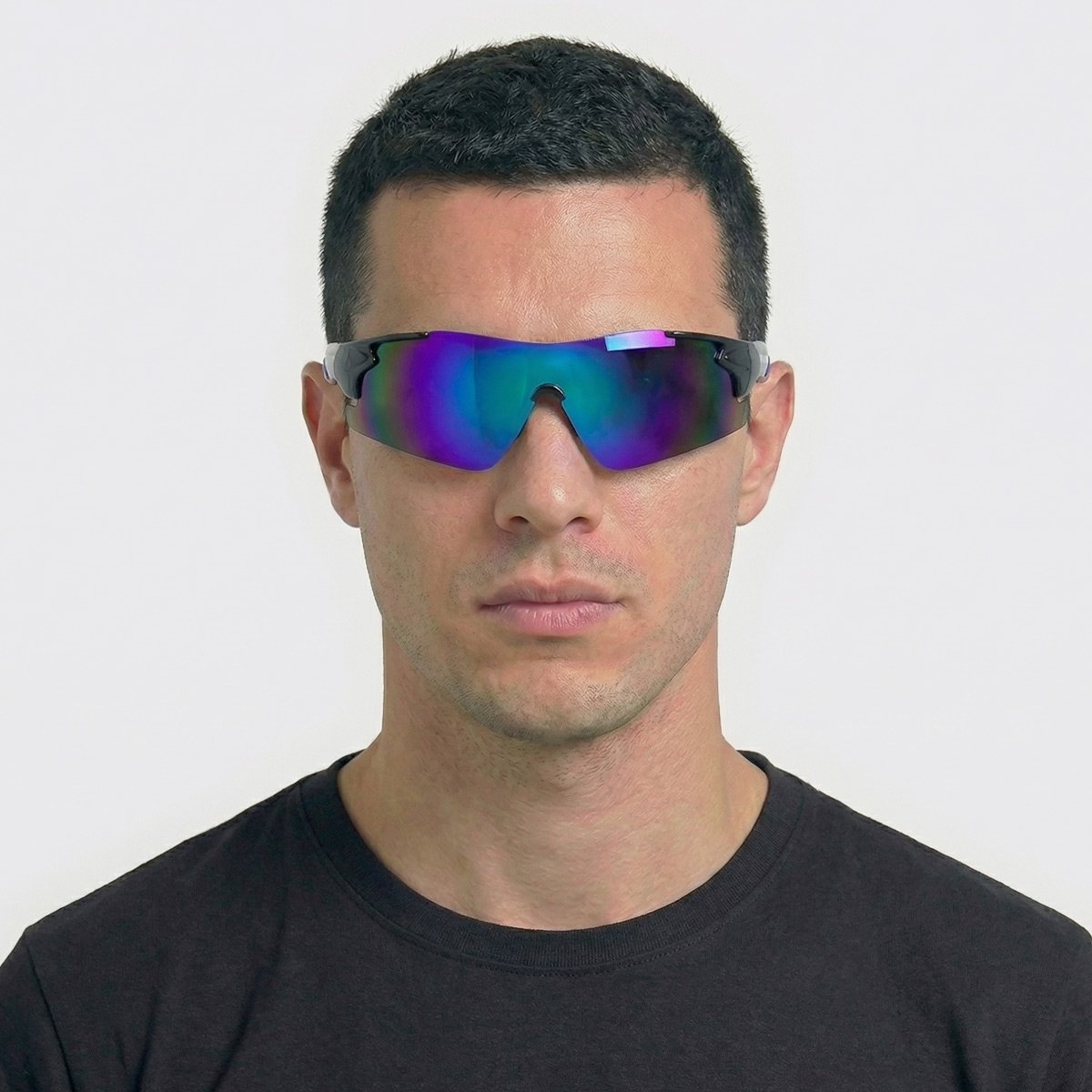 Óculos de Sol Hang Loose Sport C6 Preto e Azul Preto 5