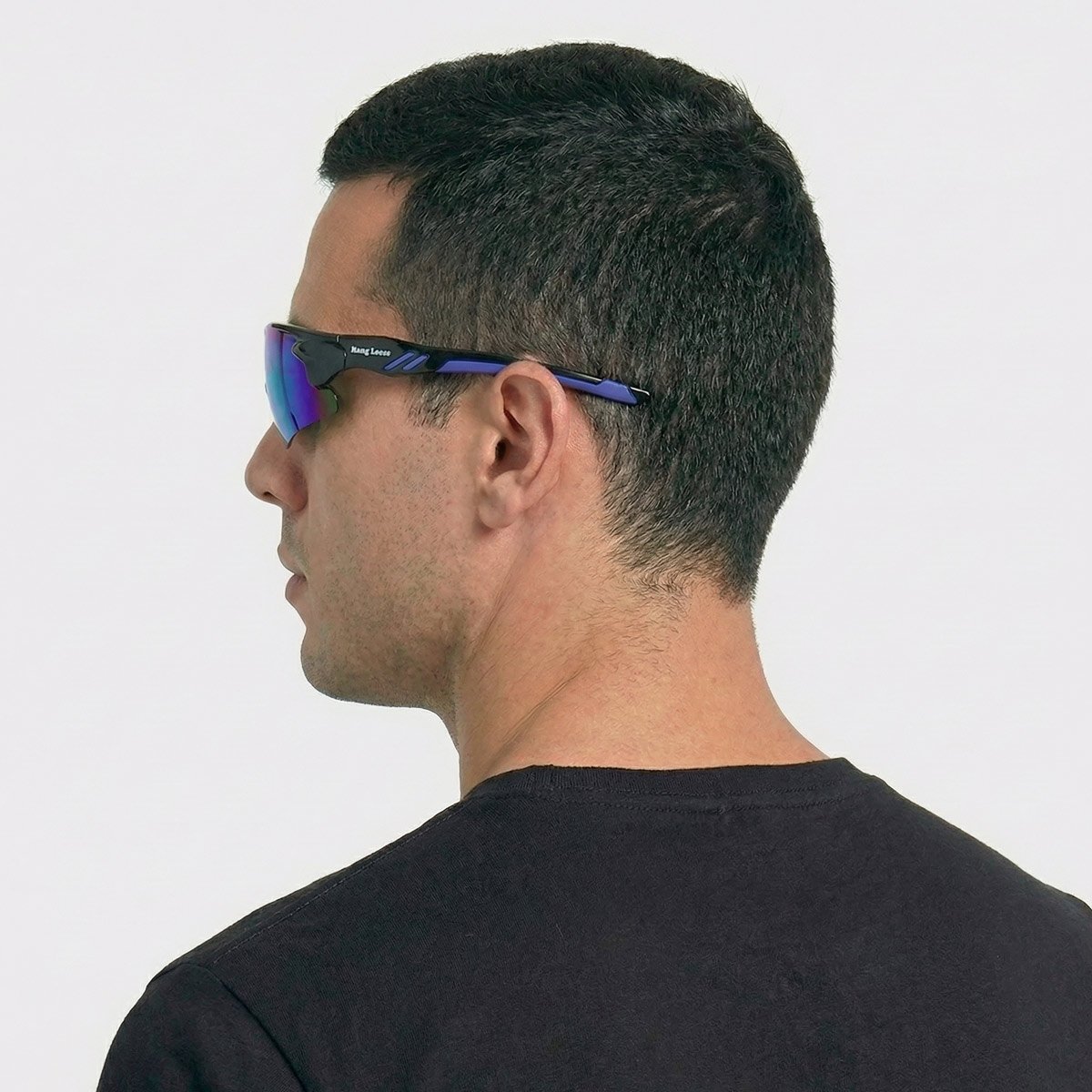 Óculos de Sol Hang Loose Sport C6 Preto e Azul Preto 6