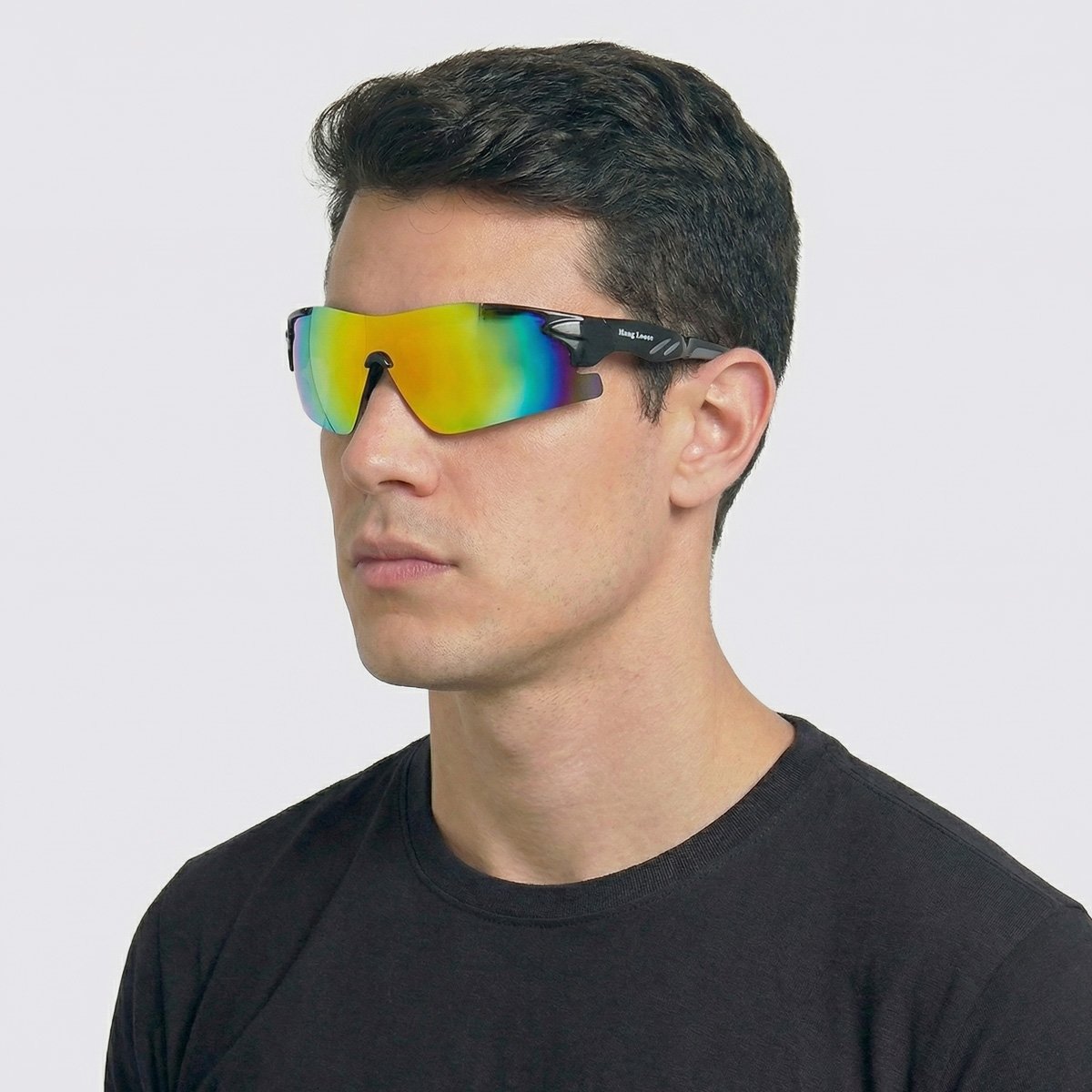 Óculos de Sol Hang Loose Sport C6 Cinza e Preto Preto 4