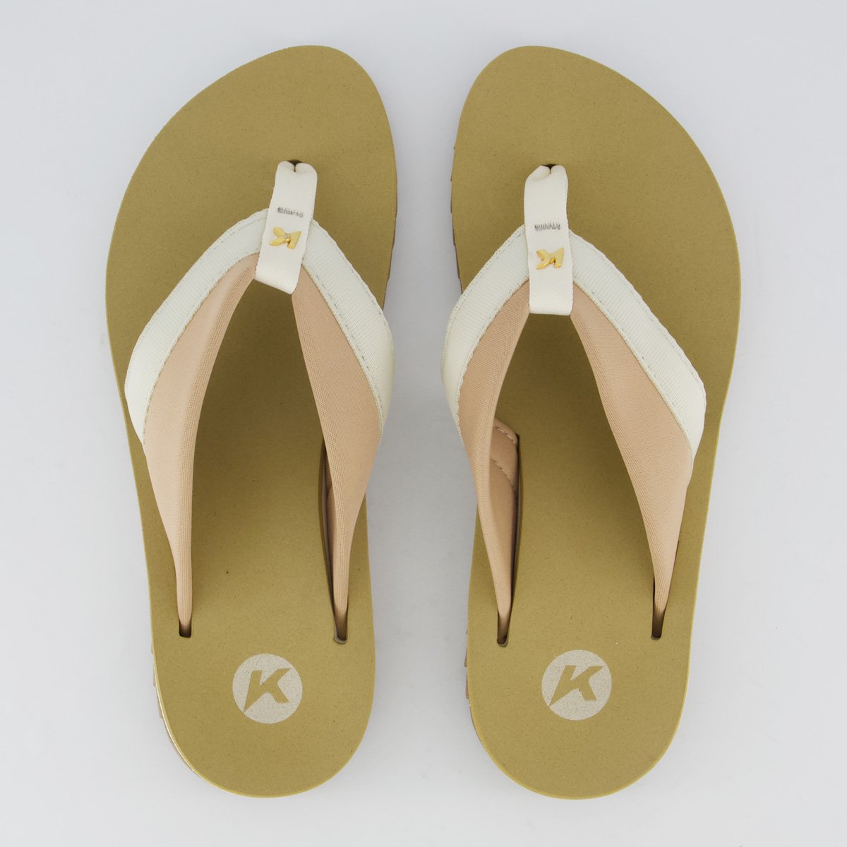 Chinelo Kenner Kyra Duo Bege