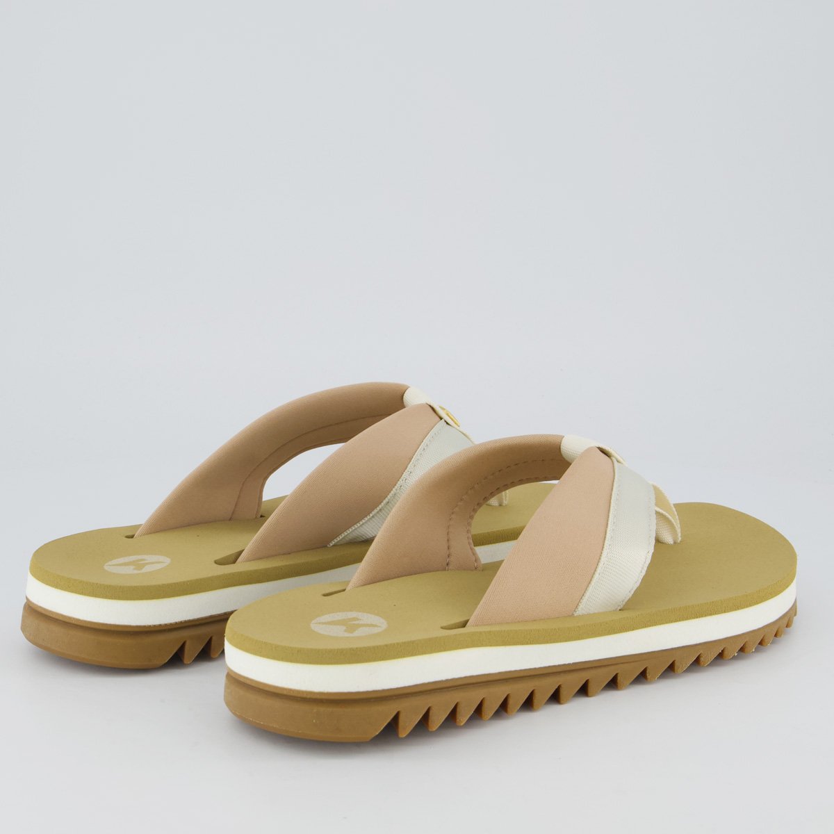 Chinelo Kenner Kyra Duo Bege Bege 4