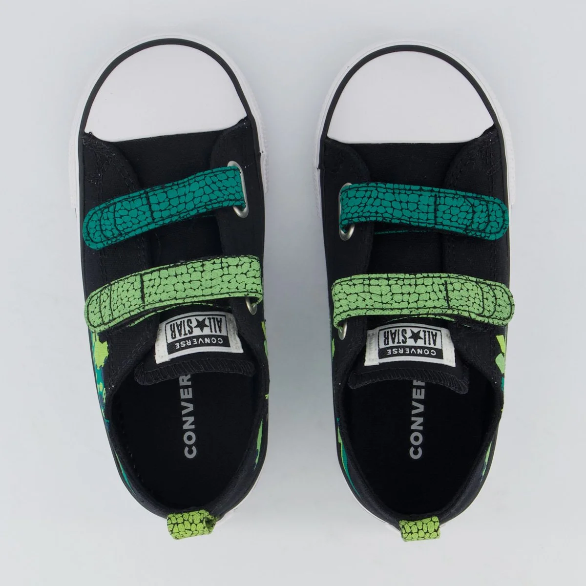 Tênis Converse All Star Chuck Taylor 2V Infantil Preto e Verde Preto/Verde 4