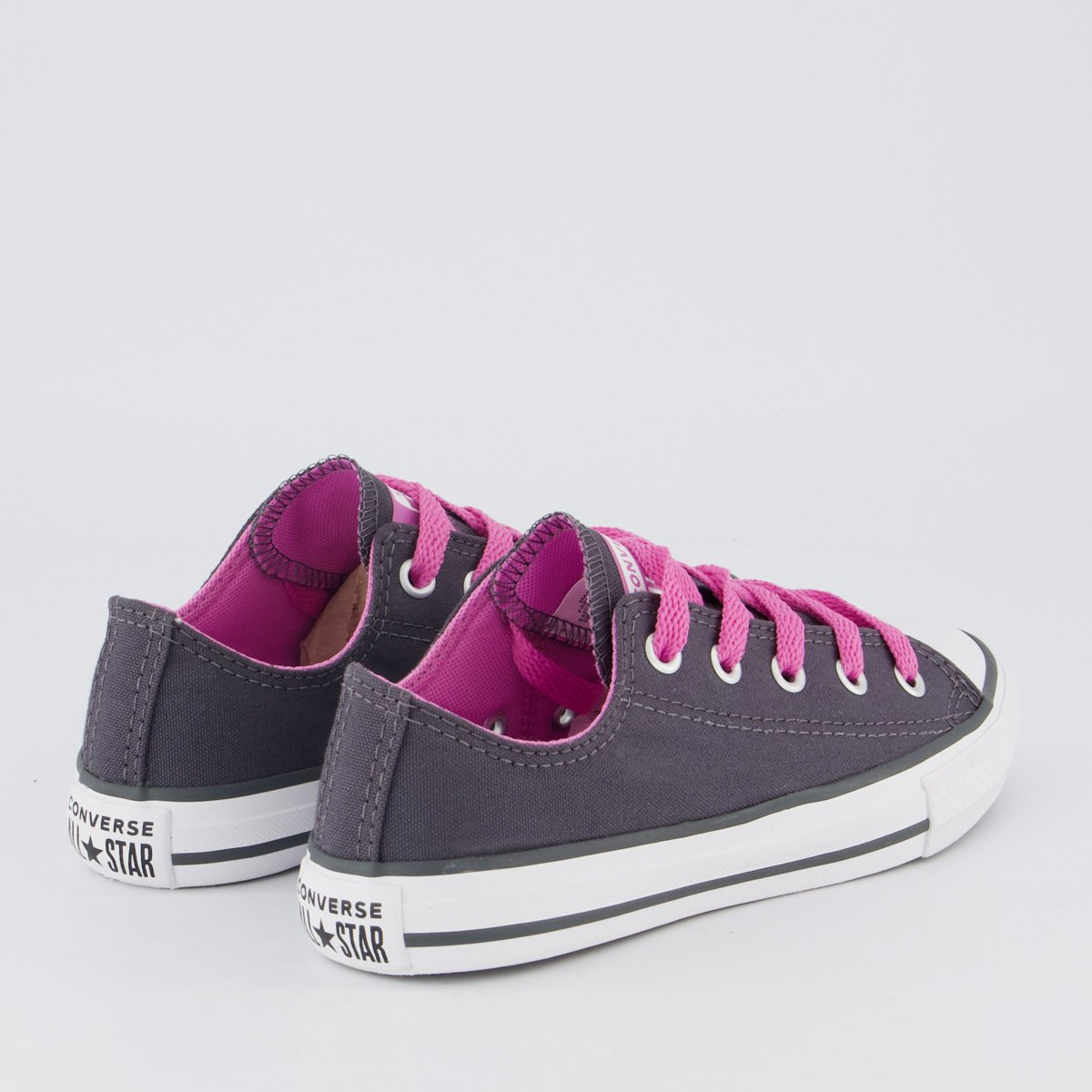 Tênis Converse All Star AS Side Zip Juvenil Cinza Cinza 3