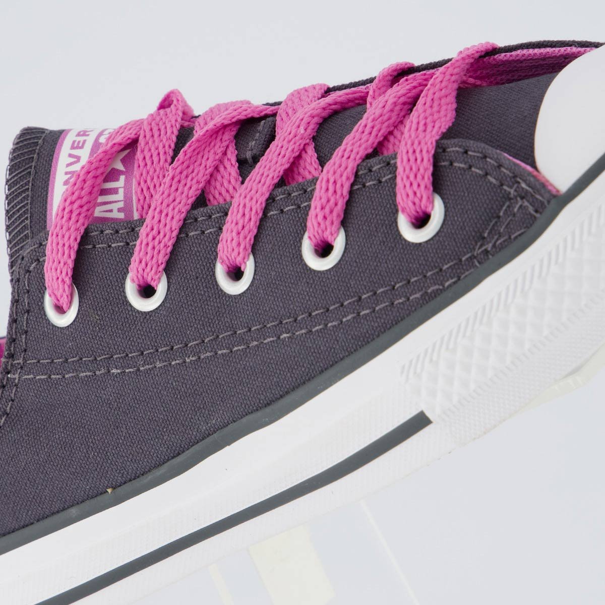 Tênis Converse All Star AS Side Zip Juvenil Cinza Cinza 7