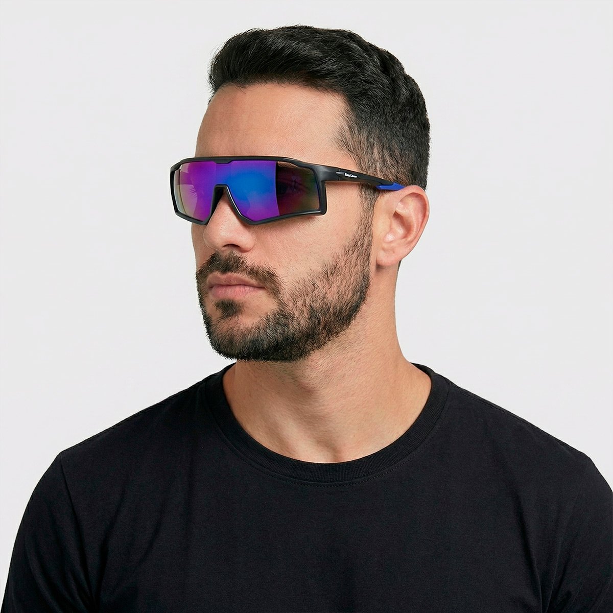 Óculos de Sol Hang Loose Sport C1 Preto e Azul Preto 4