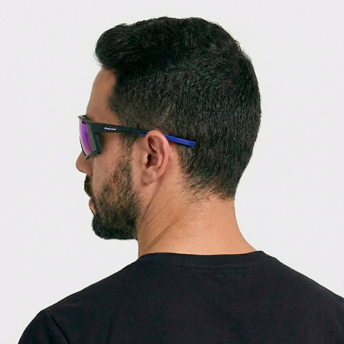 Óculos de Sol Hang Loose Sport C1 Preto e Azul Preto 6