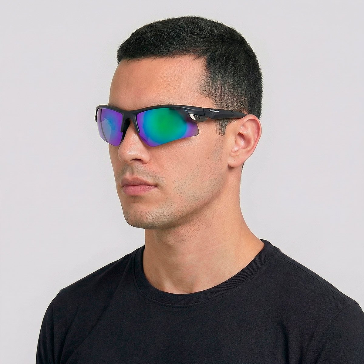 Óculos de Sol Hang Loose Colors C9 Preto e Azul Preto 4