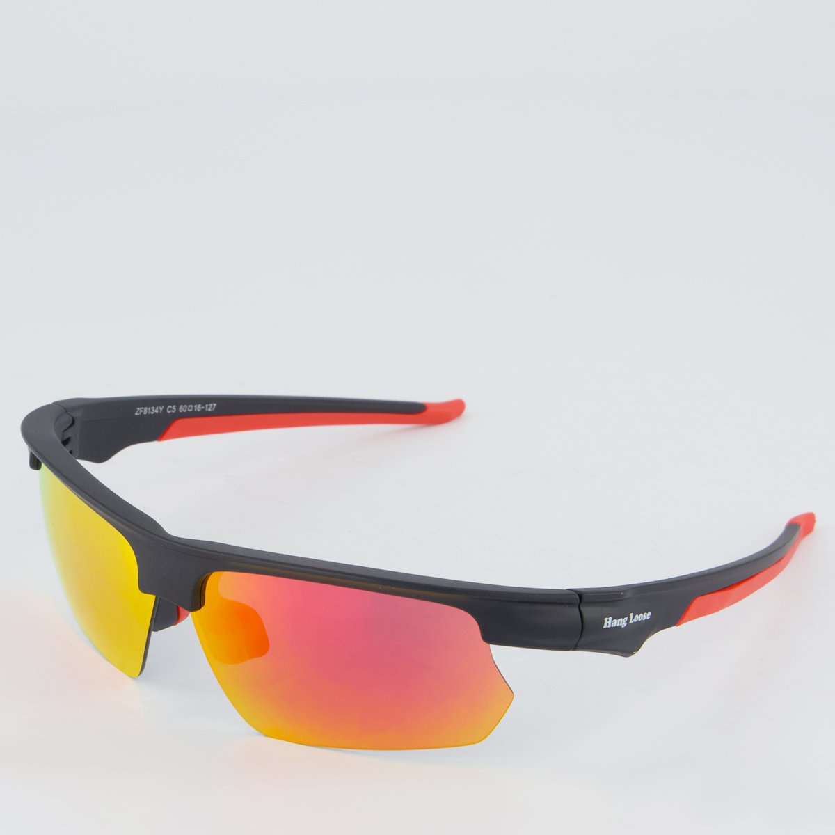 Óculos de Sol Hang Loose Origami Preto e Vermelho