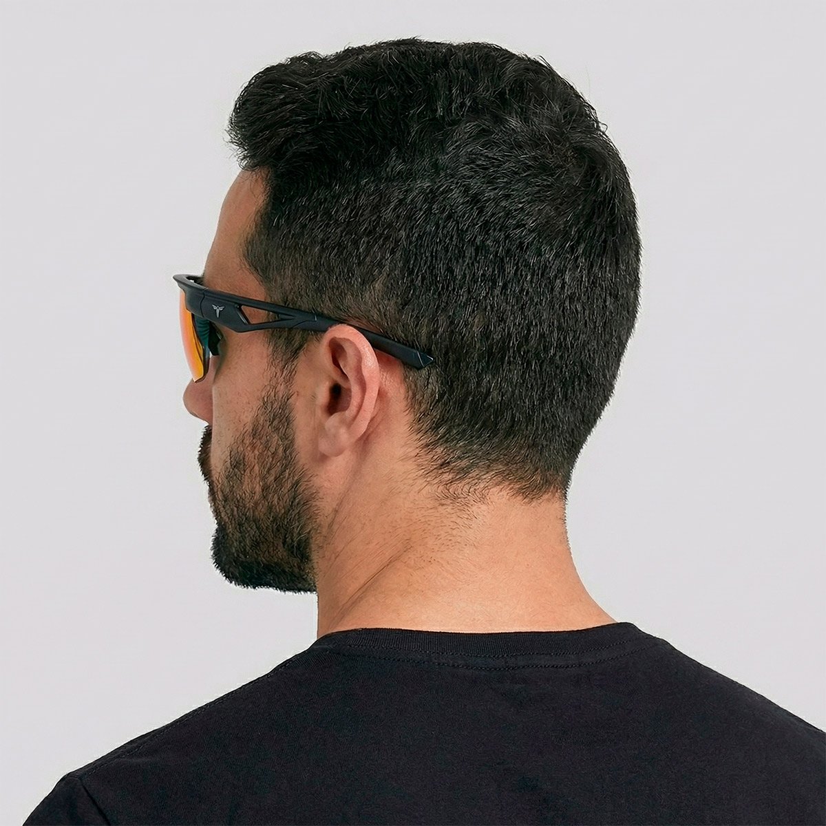 Óculos de Sol Hang Loose Origami Preto e Vermelho Preto 6