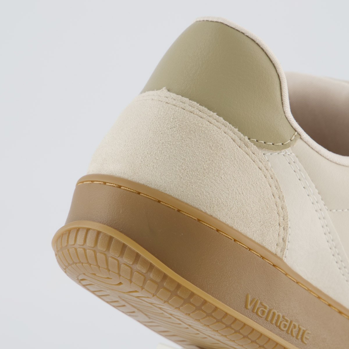 Tênis Via Marte V362 Feminino Bege e Marrom Bege 6