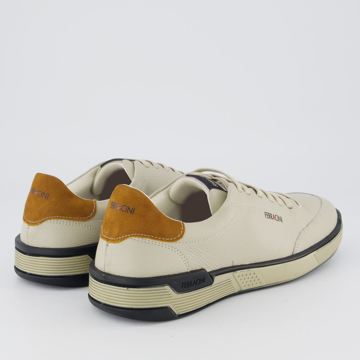 Tênis Ferracini Milan Cinza Bege 3