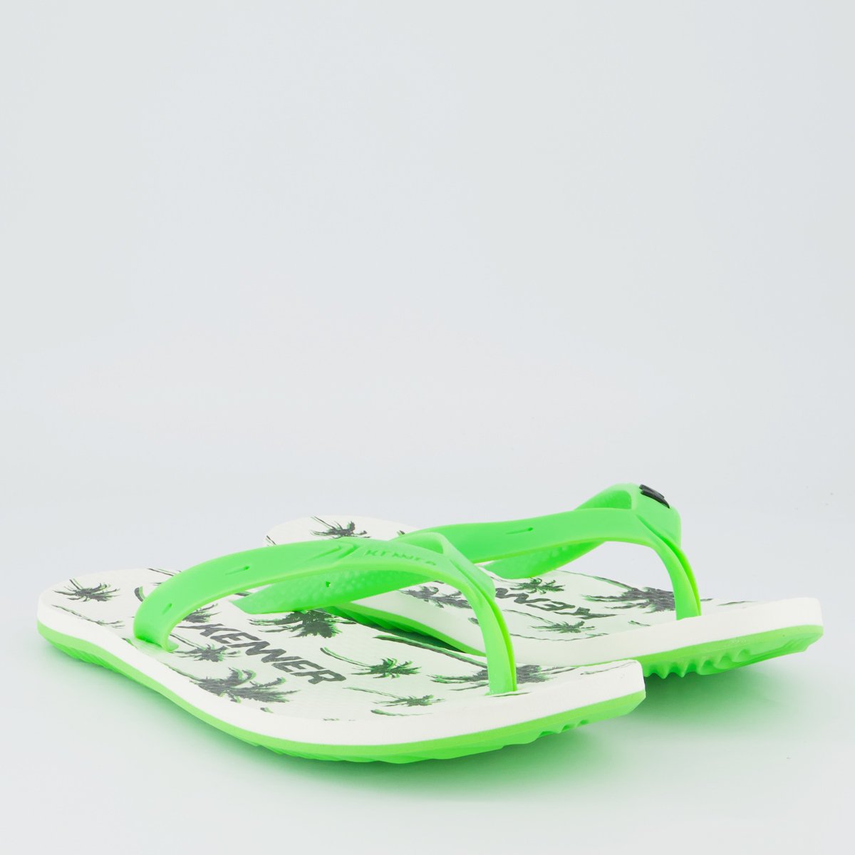 Chinelo Kenner Summer Tropical Verde e Branco Verde 3