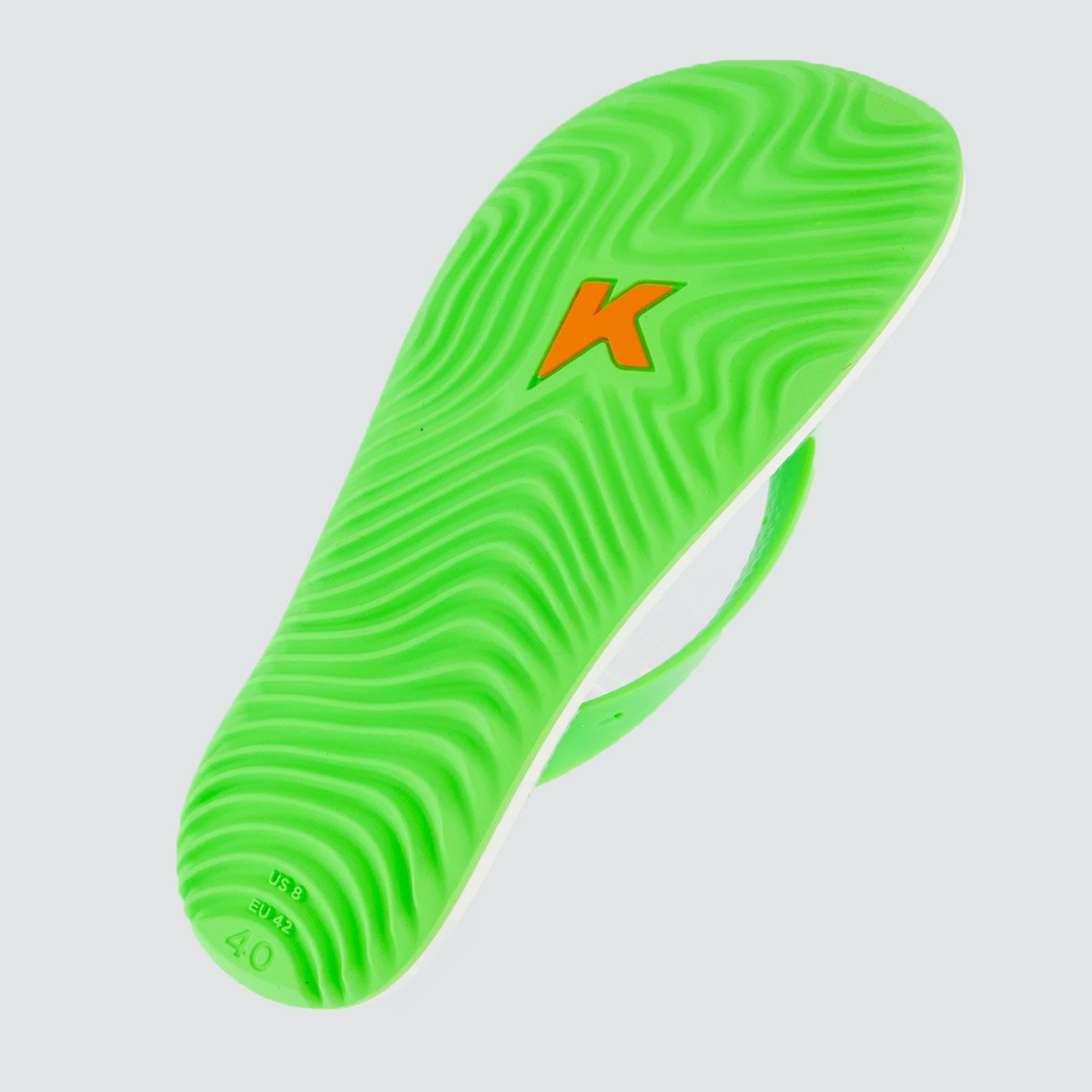 Chinelo Kenner Summer Tropical Verde e Branco Verde 5