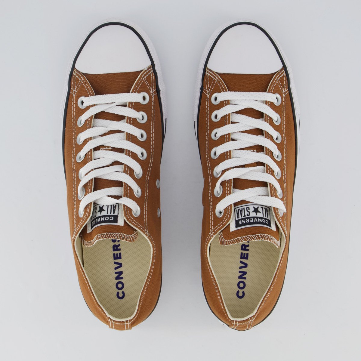 Tênis Converse All Star Chuck Taylor Marrom e Branco Marrom 4