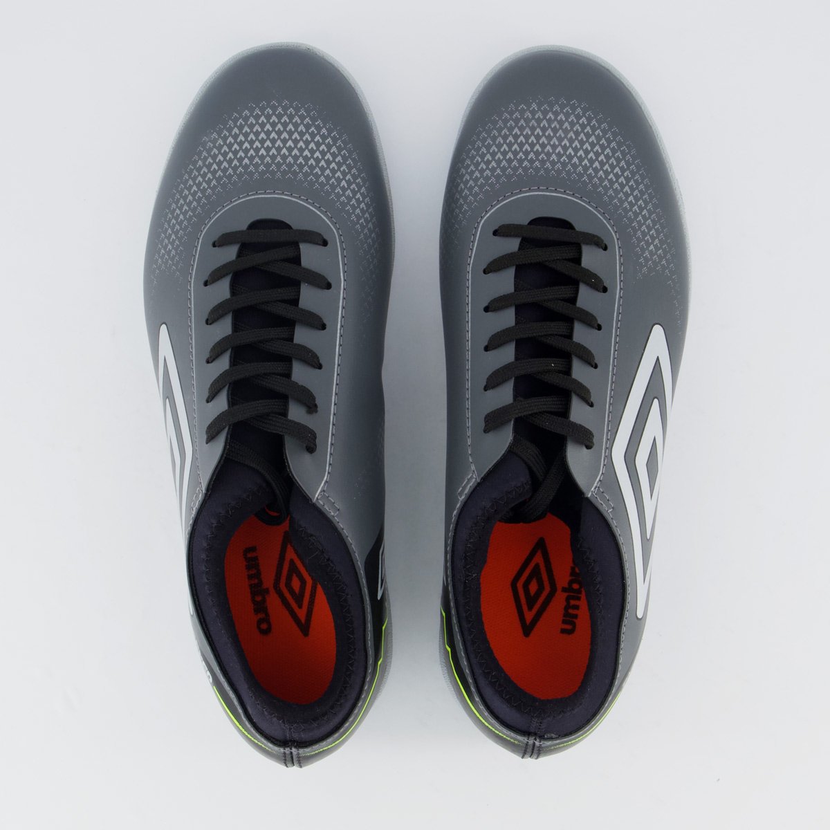 Chuteira Umbro Top Speed League Futsal Prata e Branca Cinza 4
