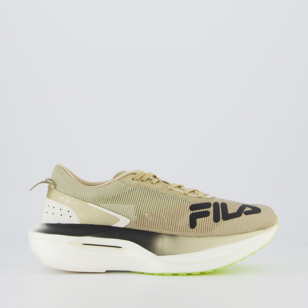 Tênis Fila Racer Carbon 3 Tri Feminino Dourado
