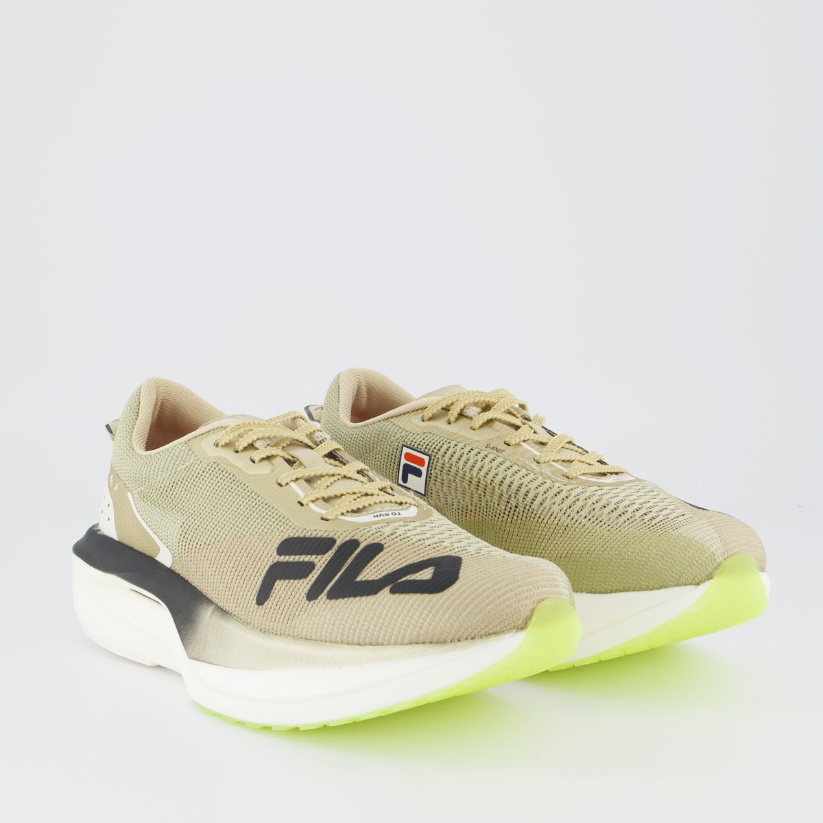 Tênis Fila Racer Carbon 3 Tri Feminino Dourado Bege/Dourado 2