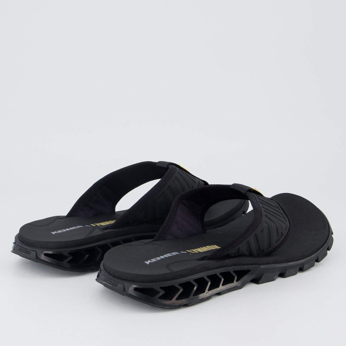 Chinelo Kenner Rakka Elite L7 Preto Preto 4