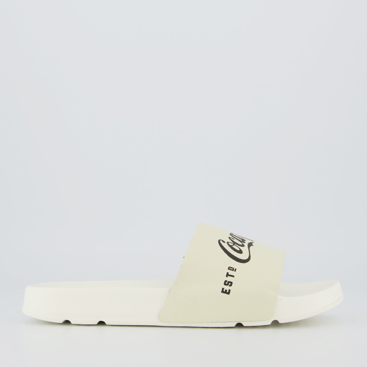 Chinelo Coca Cola Slide 1886 Off White Bege 2