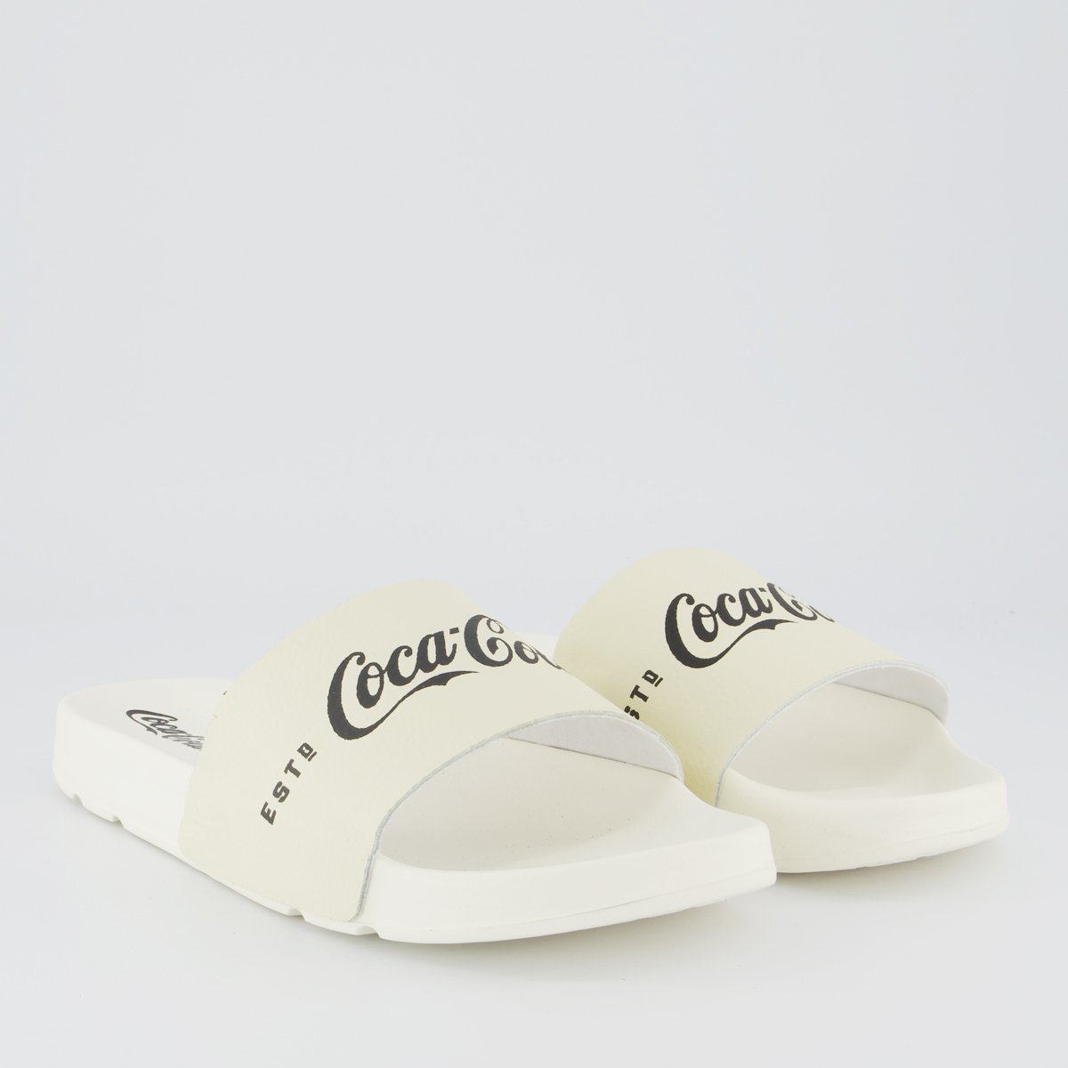 Chinelo Coca Cola Slide 1886 Off White Bege 3
