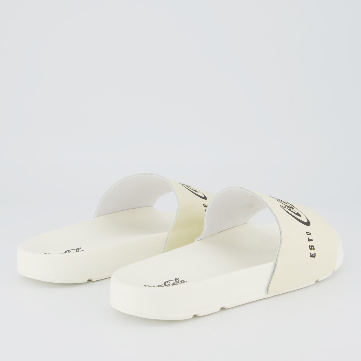 Chinelo Coca Cola Slide 1886 Off White Bege 4