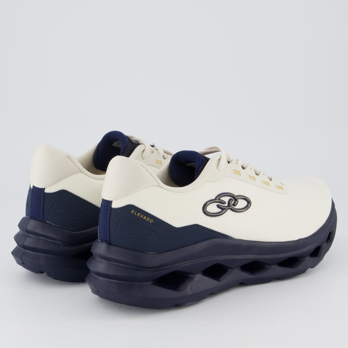 Tênis Olympikus Elevado Off White e Marinho Bege 3