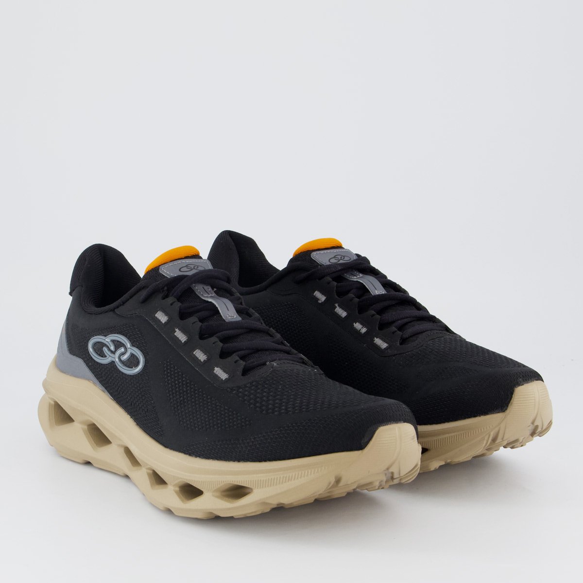 Tênis Olympikus Elevado Preto e Marrom Preto 2