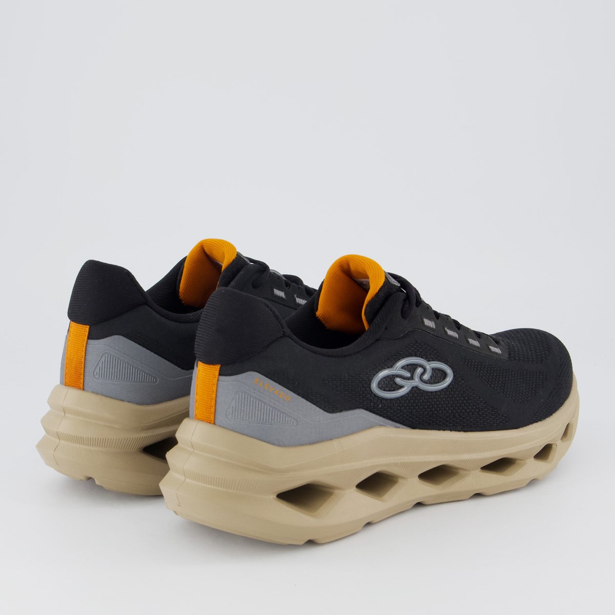 Tênis Olympikus Elevado Preto e Marrom Preto 3