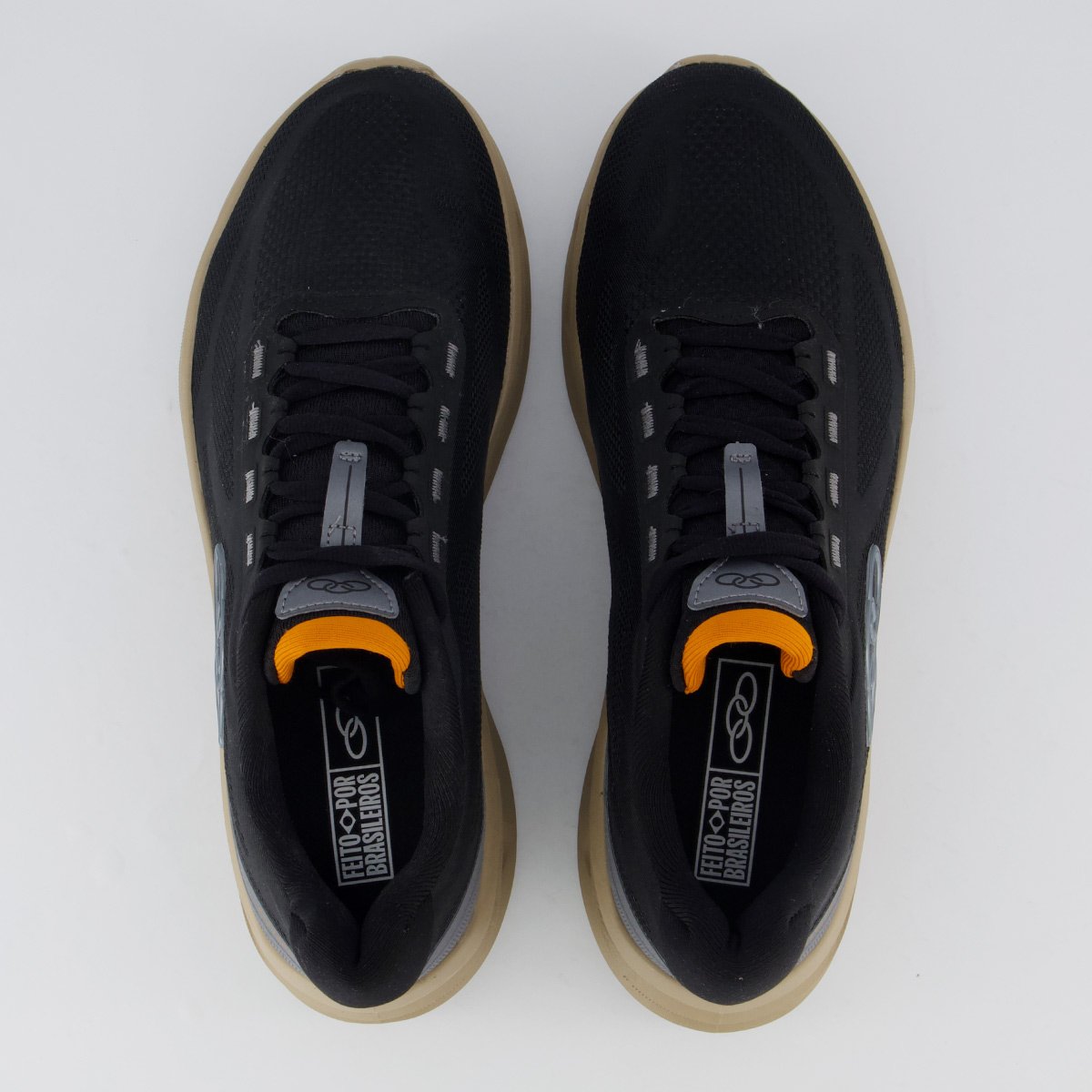 Tênis Olympikus Elevado Preto e Marrom Preto 4