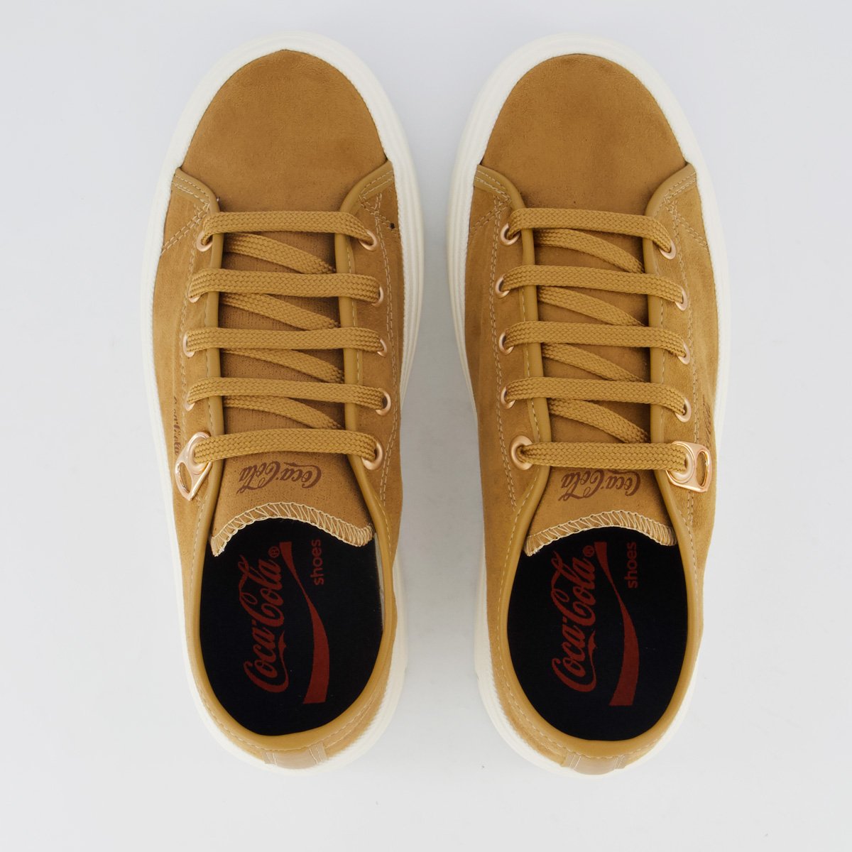 Tênis Coca Cola Harmony Class Suede Feminino Caramelo Caramelo 4
