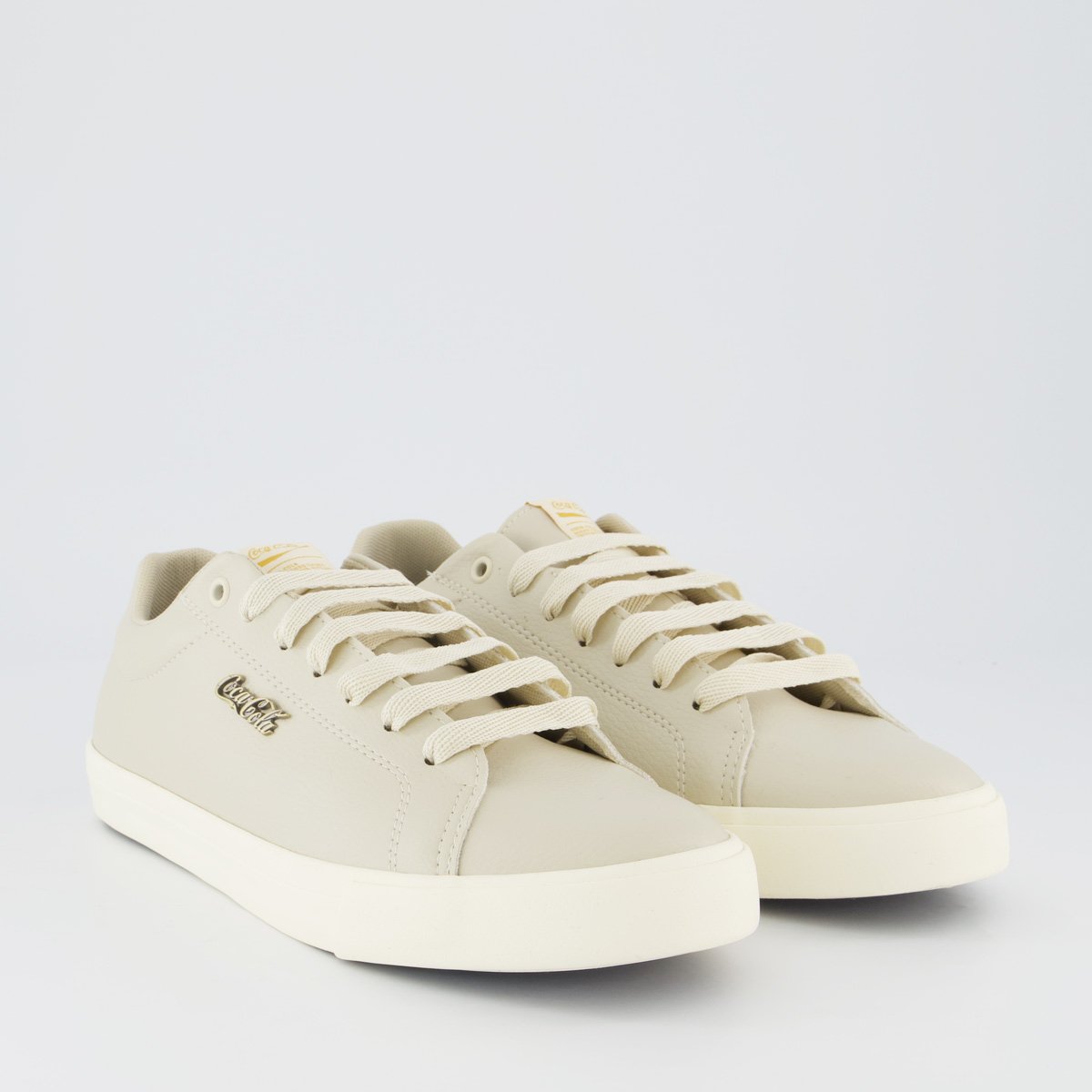 Tênis Coca Cola Vulcan 2.0 Bege Bege 2