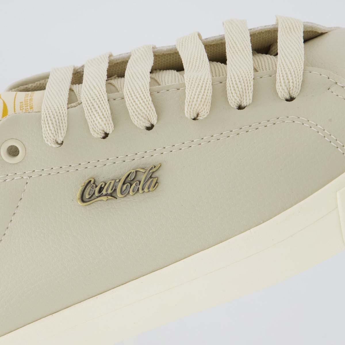 Tênis Coca Cola Vulcan 2.0 Bege Bege 7