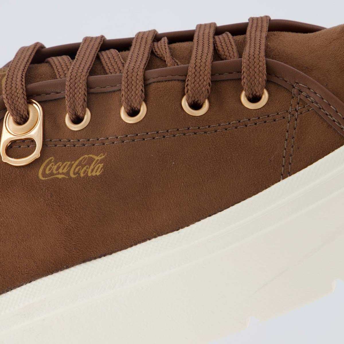 Tênis Coca Cola Harmony Class Suede Feminino Marrom Marrom 7