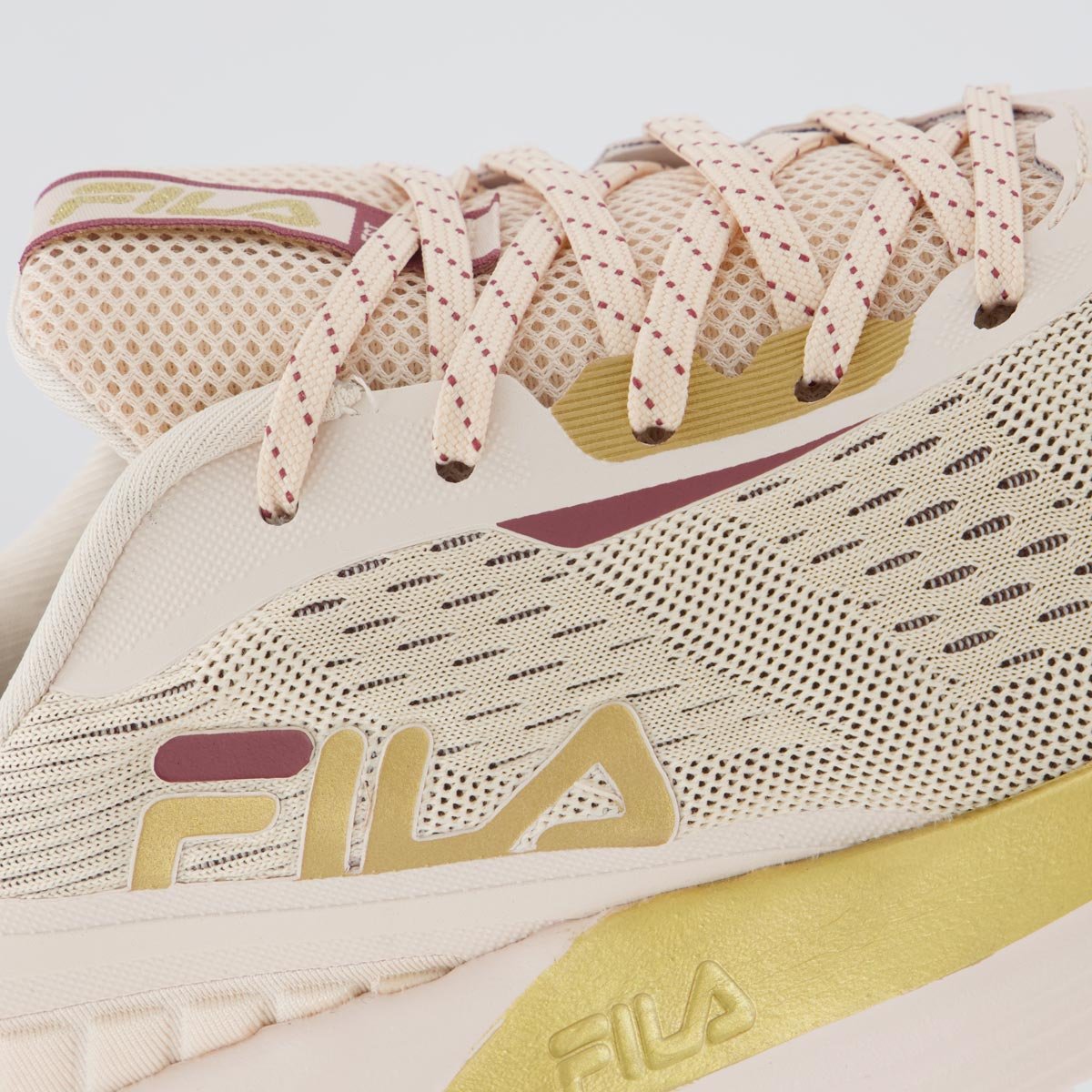Tenis Fila Diffusion Feminino Rose Claro Bege 7