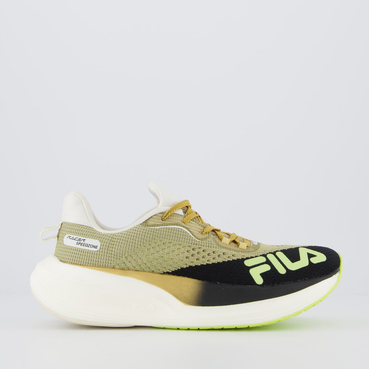 Tenis Fila Racer Speedzone Feminino Dourado e Preto