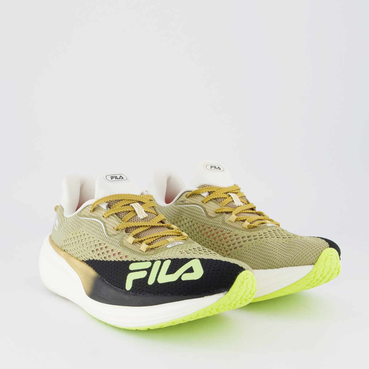 Tenis Fila Racer Speedzone Feminino Dourado e Preto Dourado 2