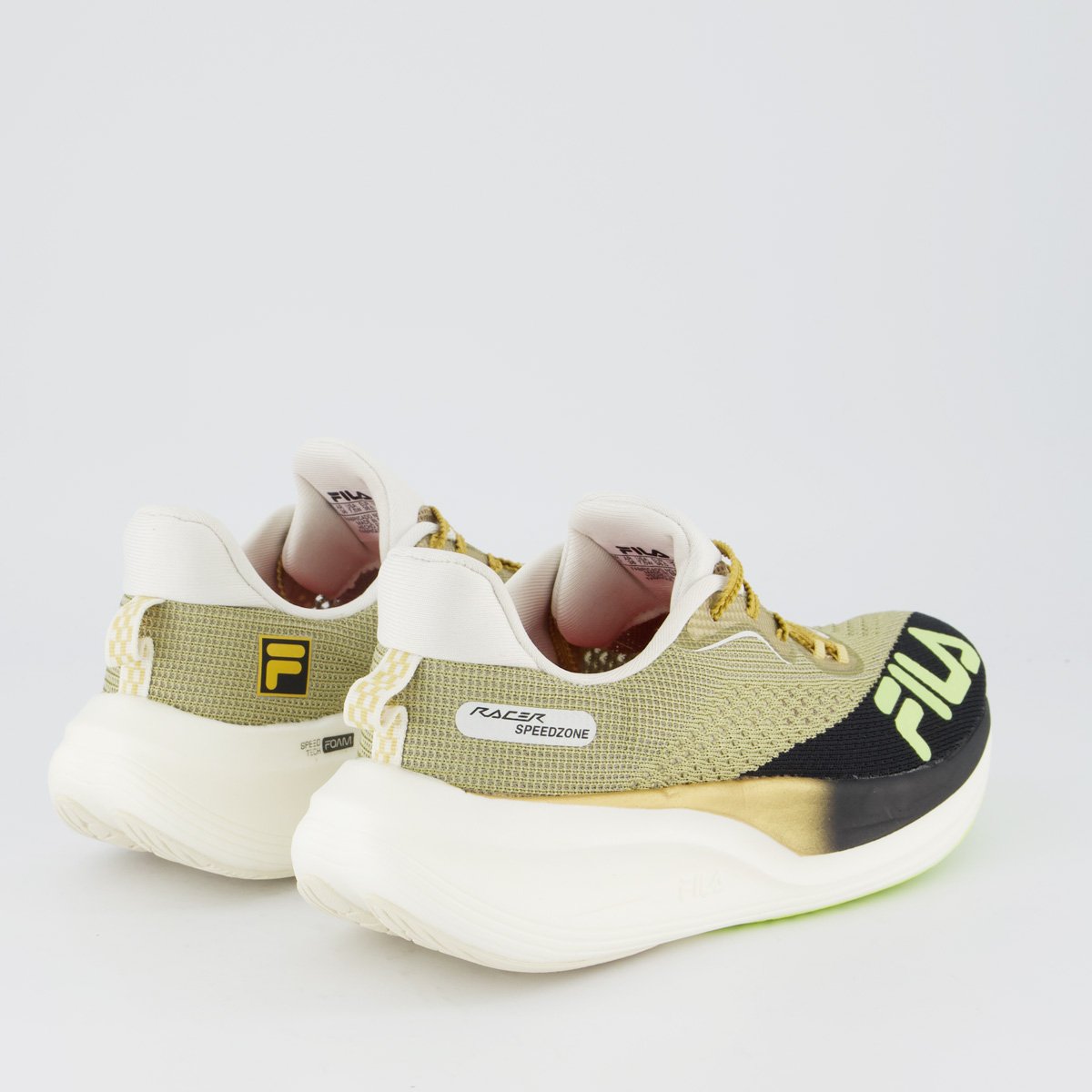 Tenis Fila Racer Speedzone Feminino Dourado e Preto Dourado 3