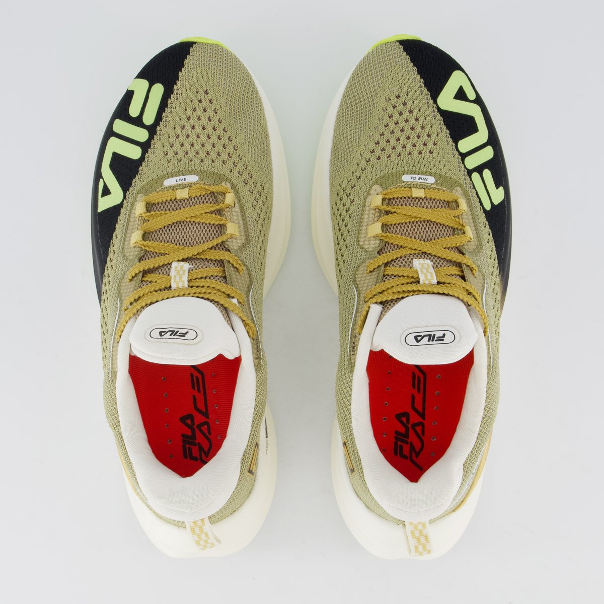 Tenis Fila Racer Speedzone Feminino Dourado e Preto Dourado 4