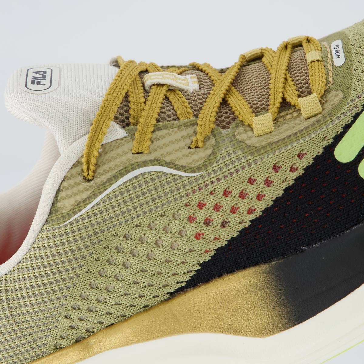 Tenis Fila Racer Speedzone Feminino Dourado e Preto Dourado 7