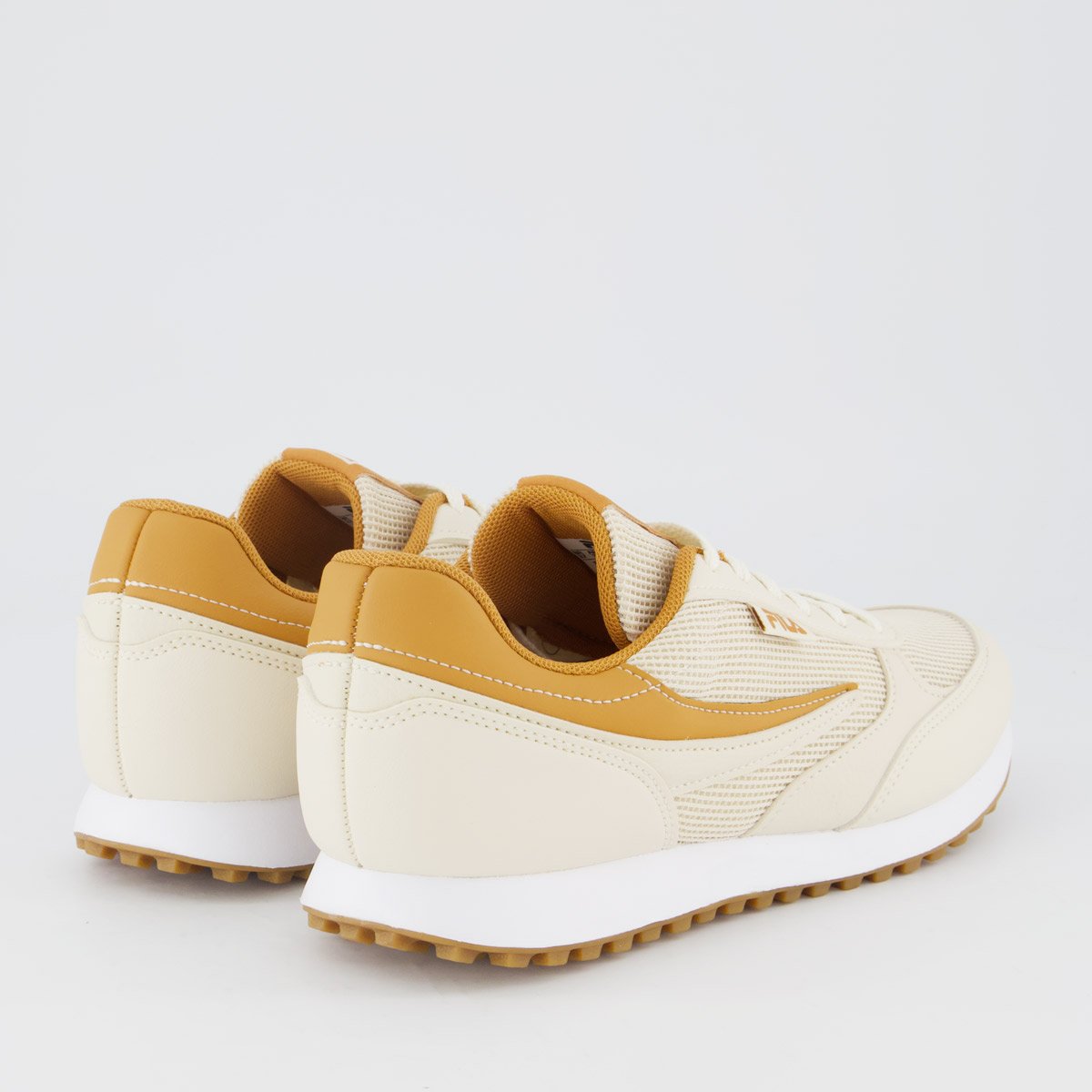 Tenis Fila Renno Classic Feminino Bege e Caramelo Bege 3