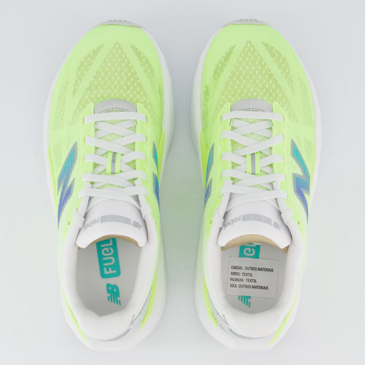 Tênis New Balance Fuelcell Rebel V5 Feminino Verde Claro Verde 4